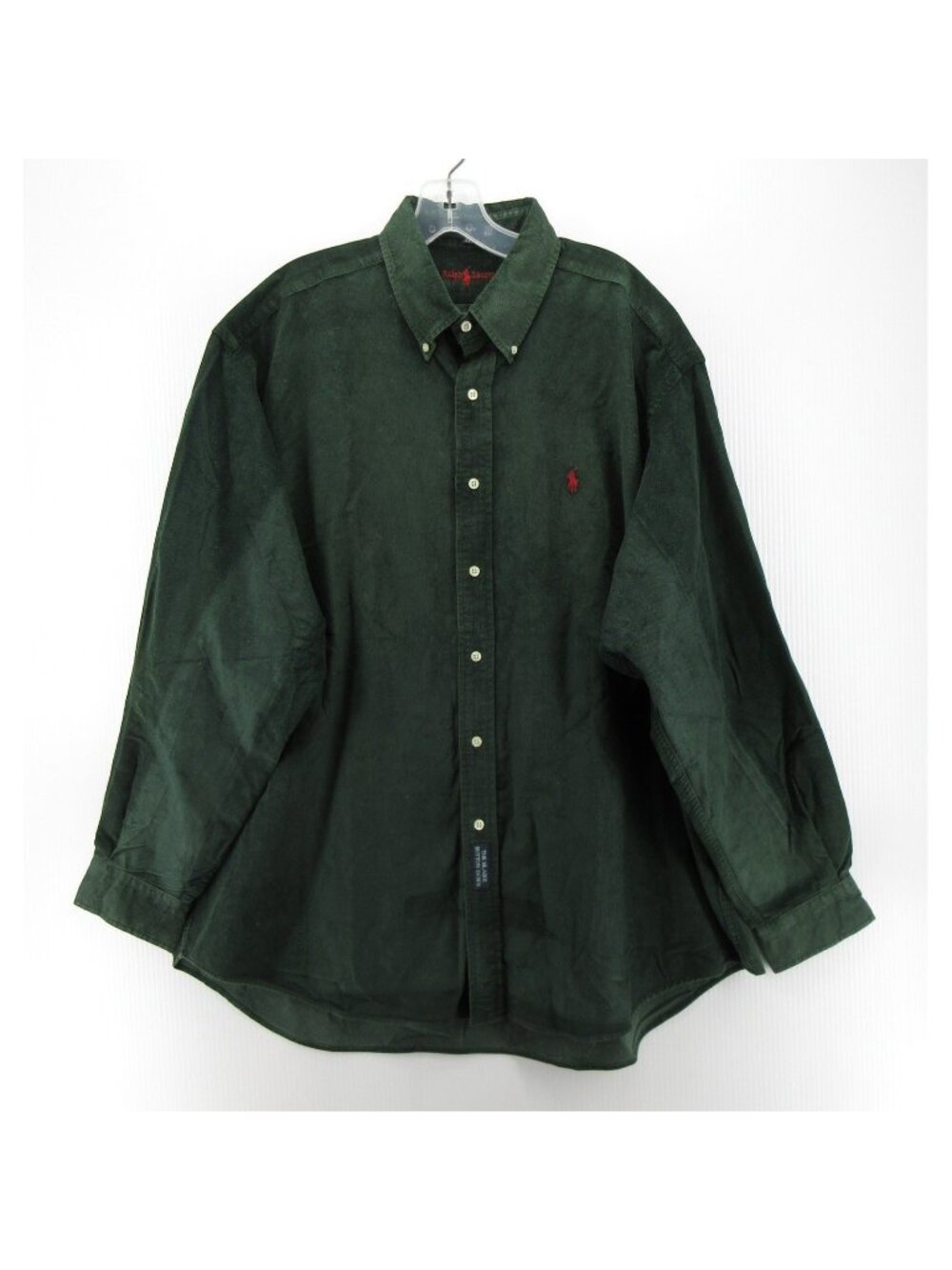 VINTAGE Ralph Lauren Shirt XL Blaire Corduroy Button Down Heritage 90s
